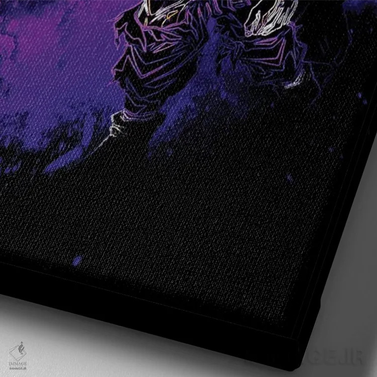 تابلو دکوراتیو روح پدر و پسر اثر دانی آرت - نمای نزدیک بافت بوم