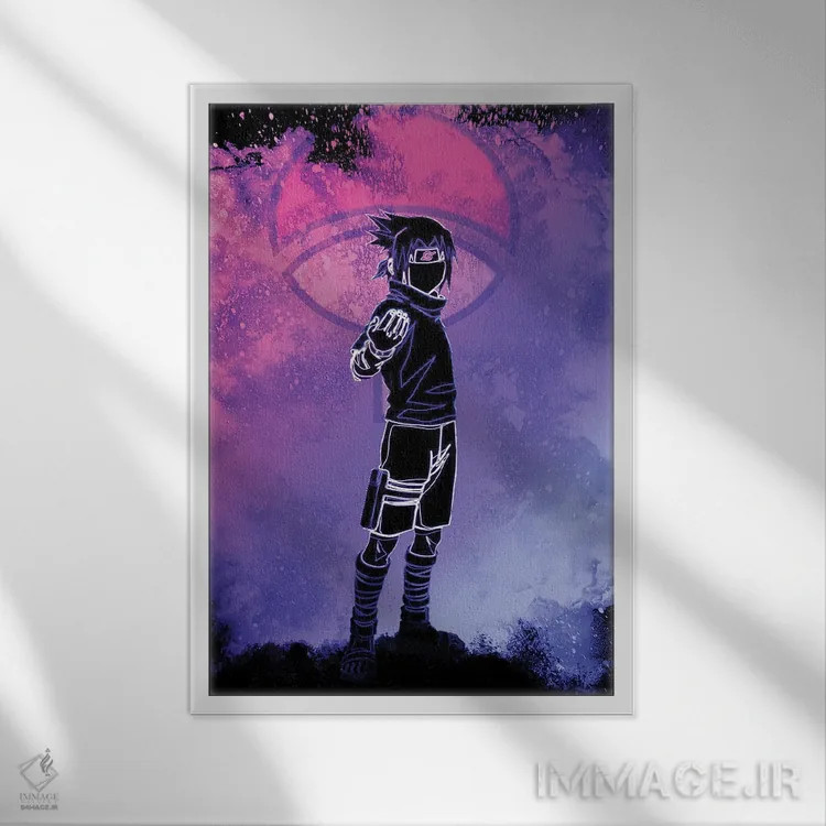 تابلو دکوراتیو روح برادر کوچک اثر دانی آرت - نمای قابدار سفید