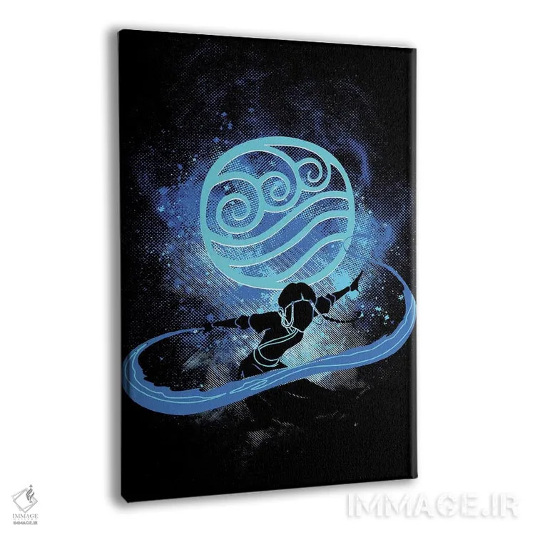 تابلو دکوراتیو هنر خواهر آب اثر دانی آرت - نمای پرسپکتیو محصول