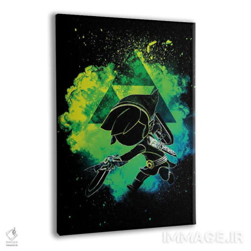 تابلو دکوراتیو روح باد اثر دانی آرت - نمای پرسپکتیو محصول