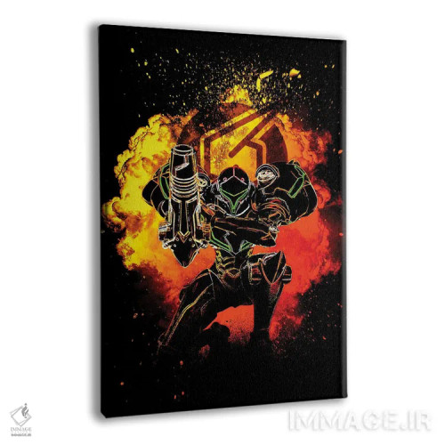 تابلو دکوراتیو روح شکارچی فضایی اثر دانی آرت - نمای پرسپکتیو محصول