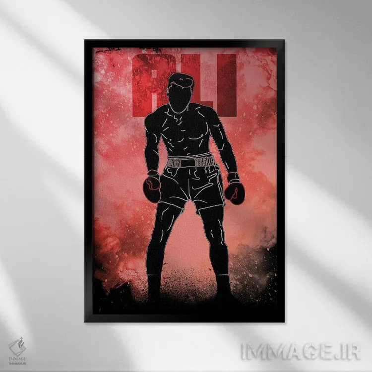 تابلو دکوراتیو روح بزرگ ترین اثر دانی آرت - نمای قابدار مشکی