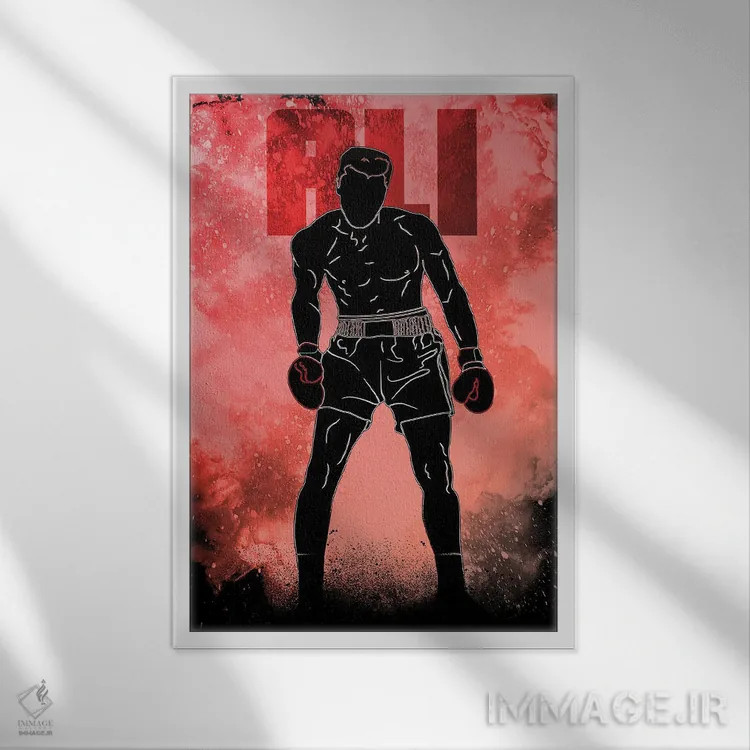 تابلو دکوراتیو روح بزرگ ترین اثر دانی آرت - نمای قابدار سفید