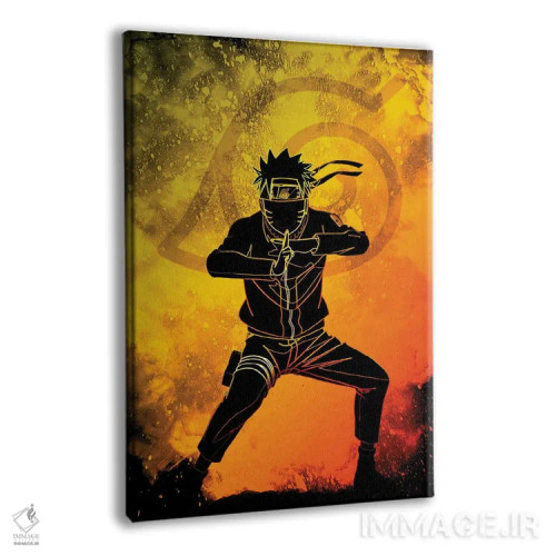 تابلو دکوراتیو روح نینجا اثر دانی آرت - نمای پرسپکتیو محصول