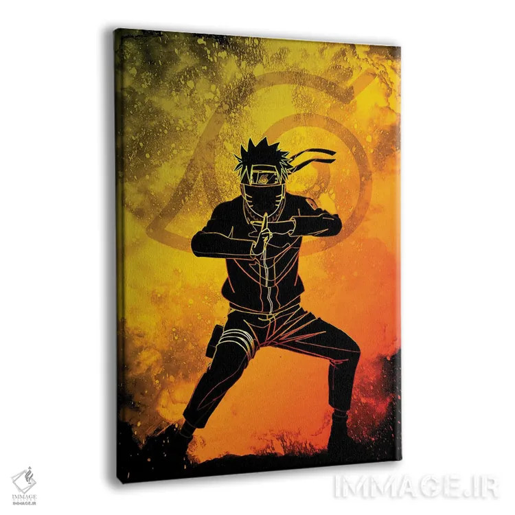 تابلو دکوراتیو روح نینجا اثر دانی آرت - نمای پرسپکتیو محصول