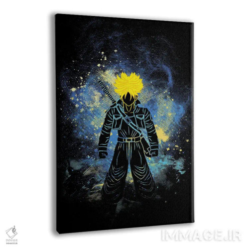 تابلو دکوراتیو هنر پسر آینده اثر دانی آرت - نمای پرسپکتیو محصول