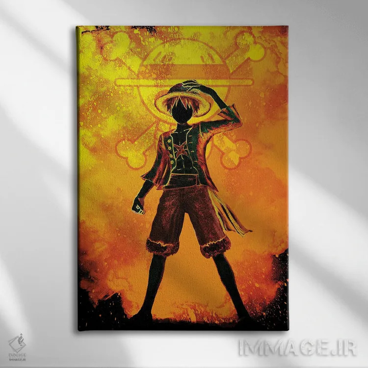 تابلو دکوراتیو روح دزد دریایی اثر دانی آرت - نمای روبهرو روی دیوار