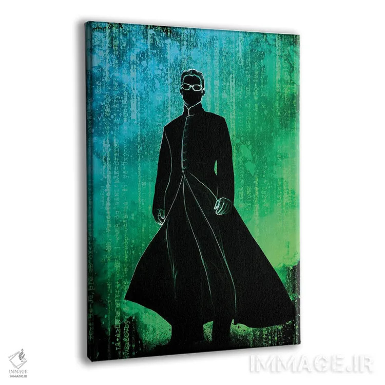 تابلو دکوراتیو روح یکتای بی همتا اثر دانی آرت - نمای پرسپکتیو محصول