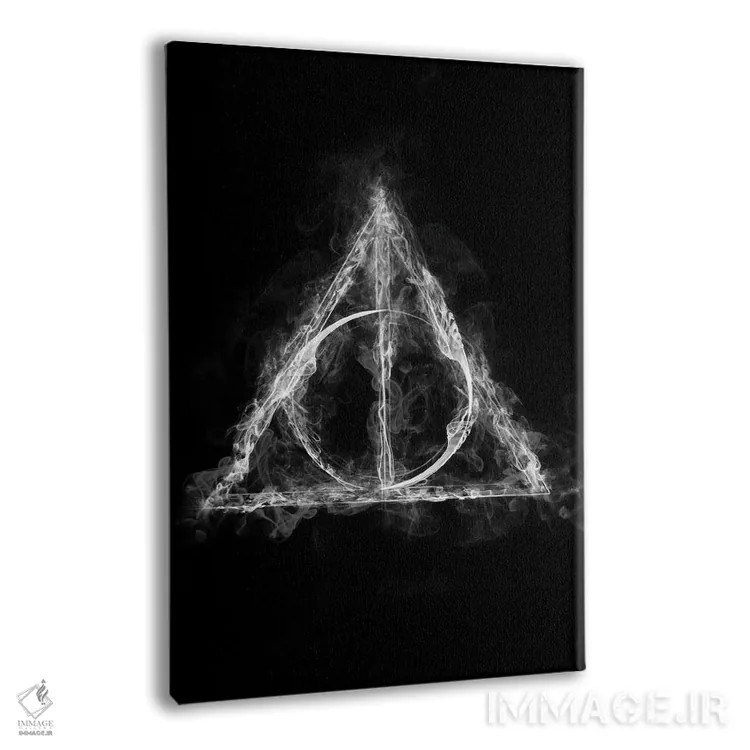 تابلو دکوراتیو جادوگر دودی اثر دانی آرت - نمای پرسپکتیو محصول