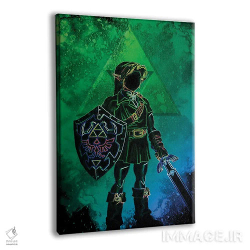 تابلو دکوراتیو روح قهرمان زمان اثر دانی آرت - نمای پرسپکتیو محصول