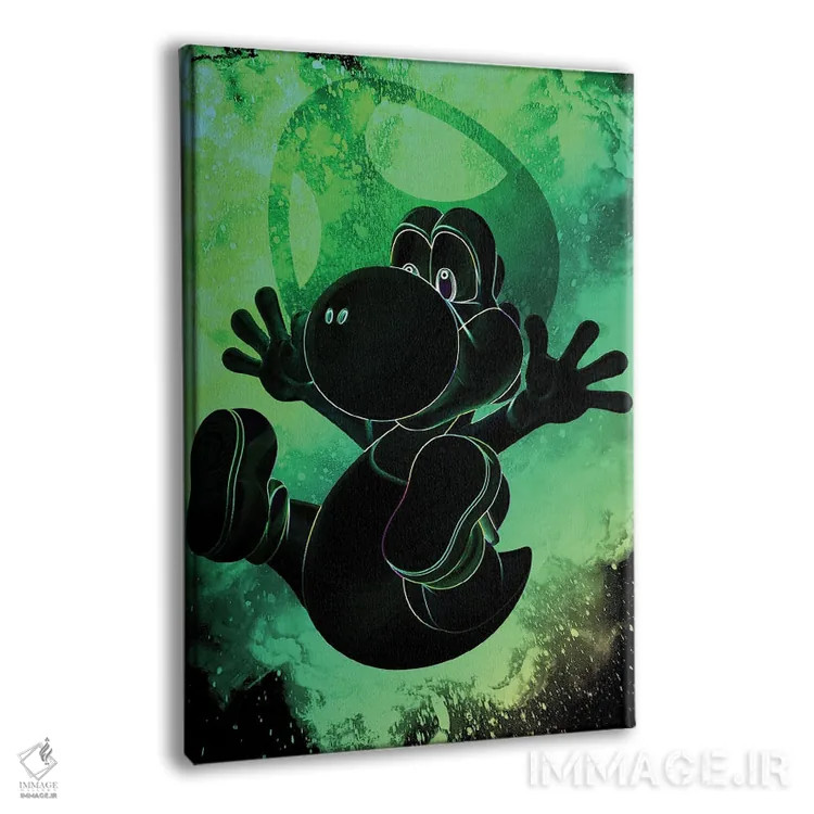 تابلو دکوراتیو روح دایناسور اثر دانی آرت - نمای پرسپکتیو محصول