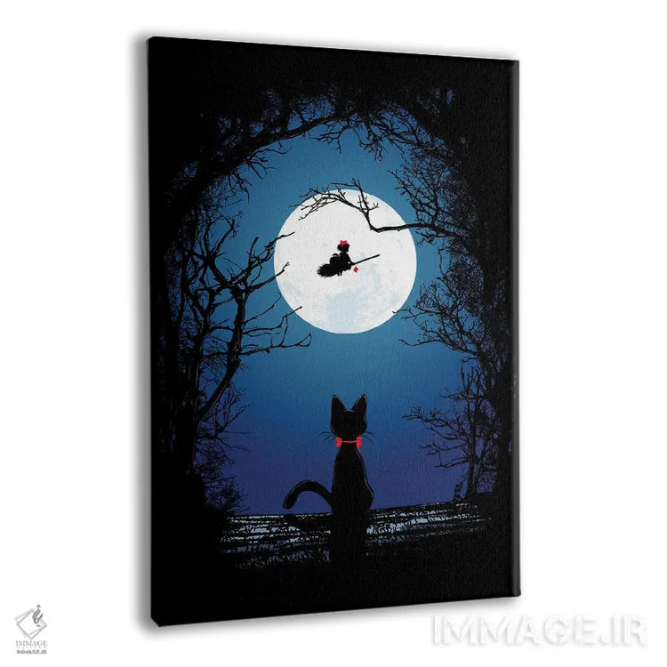 تابلو دکوراتیو با روح خود پرواز کن اثر دانی آرت - نمای پرسپکتیو محصول