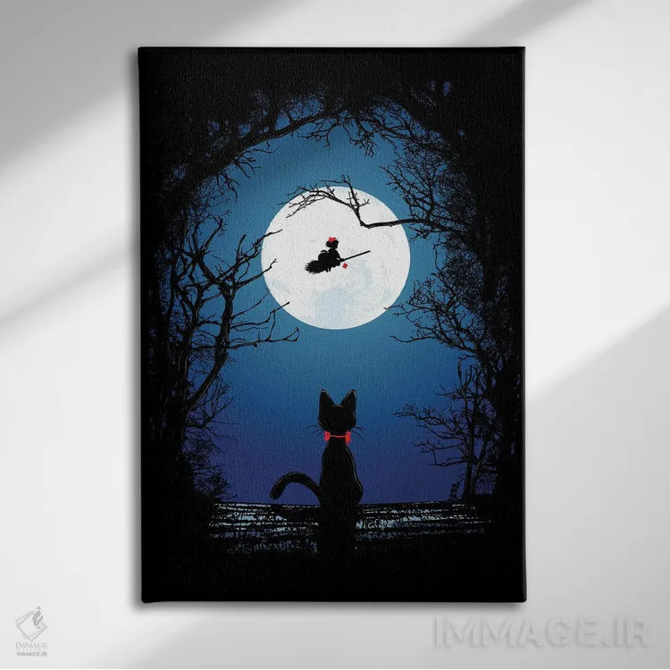 تابلو دکوراتیو با روح خود پرواز کن اثر دانی آرت - نمای روبهرو روی دیوار