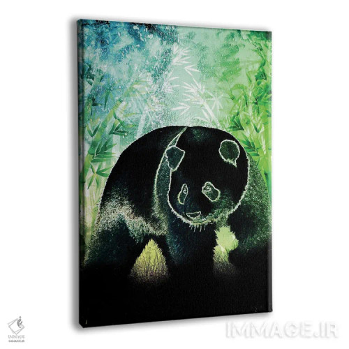 تابلو دکوراتیو روح پاندا اثر دانی آرت - نمای پرسپکتیو محصول