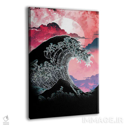 تابلو دکوراتیو روح موج بزرگ کلاسیک اثر دانی آرت - نمای پرسپکتیو محصول