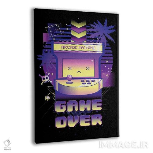 تابلو دکوراتیو پایان بازی اثر دانی آرت - نمای پرسپکتیو محصول