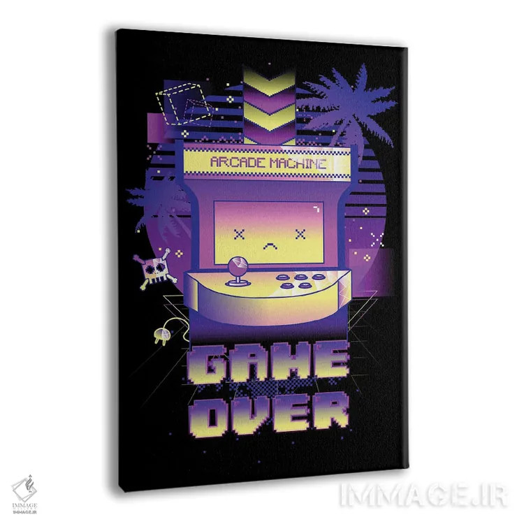 تابلو دکوراتیو پایان بازی اثر دانی آرت - نمای پرسپکتیو محصول