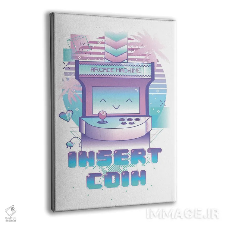 تابلو دکوراتیو سکه وارد کنید اثر دانی آرت - نمای پرسپکتیو محصول