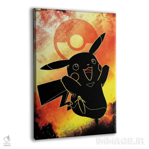 تابلو دکوراتیو روح جنگجوی تندر اثر دانی آرت - نمای پرسپکتیو محصول