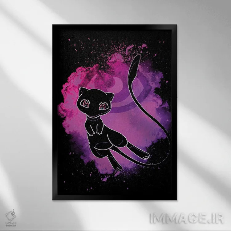 تابلو دکوراتیو روح افسانه اثر دانی آرت - نمای قابدار مشکی