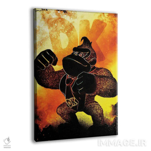 تابلو دکوراتیو روح گوریل اثر دانی آرت - نمای پرسپکتیو محصول
