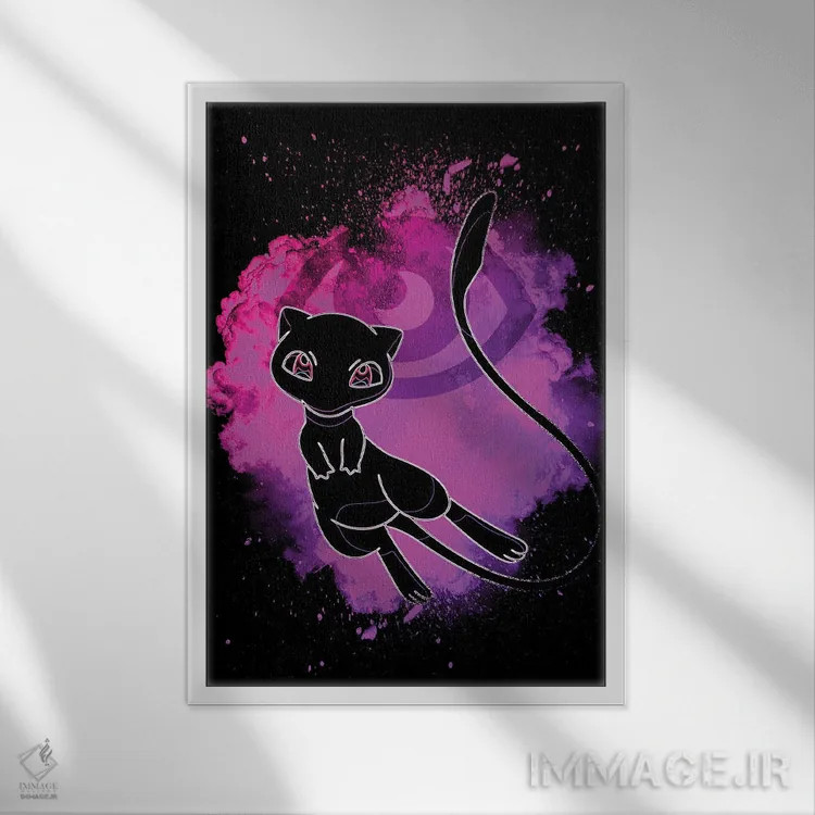 تابلو دکوراتیو روح افسانه اثر دانی آرت - نمای قابدار سفید