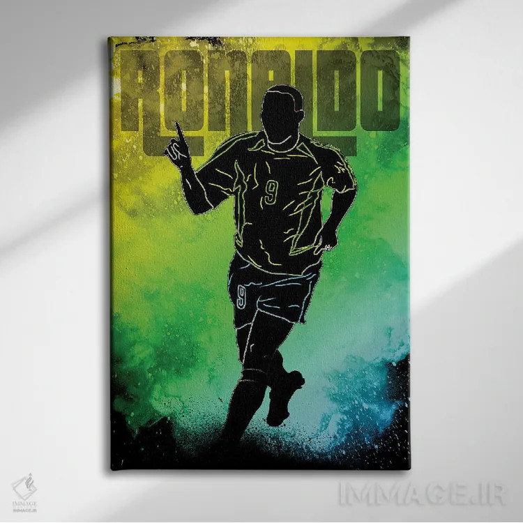 تابلو دکوراتیو روح ال فنومنو اثر دانی آرت - نمای روبهرو روی دیوار