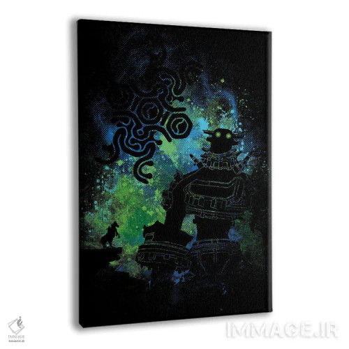 تابلو دکوراتیو هنر غول آسا اثر دانی آرت - نمای پرسپکتیو محصول