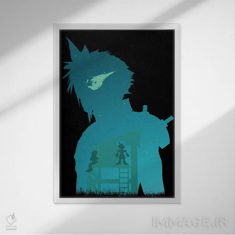 تابلو دکوراتیو خاطره سرباز اثر دانی آرت - نمای قابدار سفید