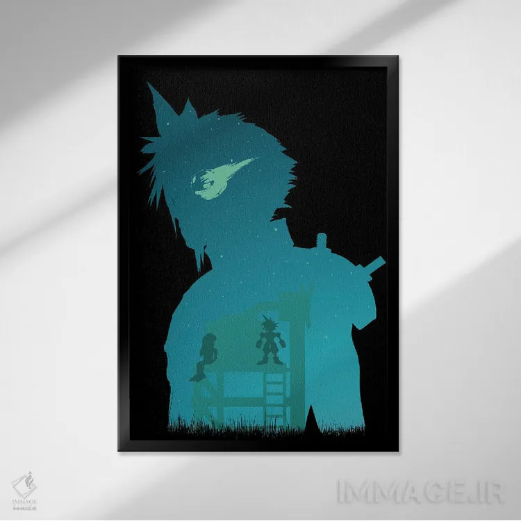 تابلو دکوراتیو خاطره سرباز اثر دانی آرت - نمای قابدار مشکی