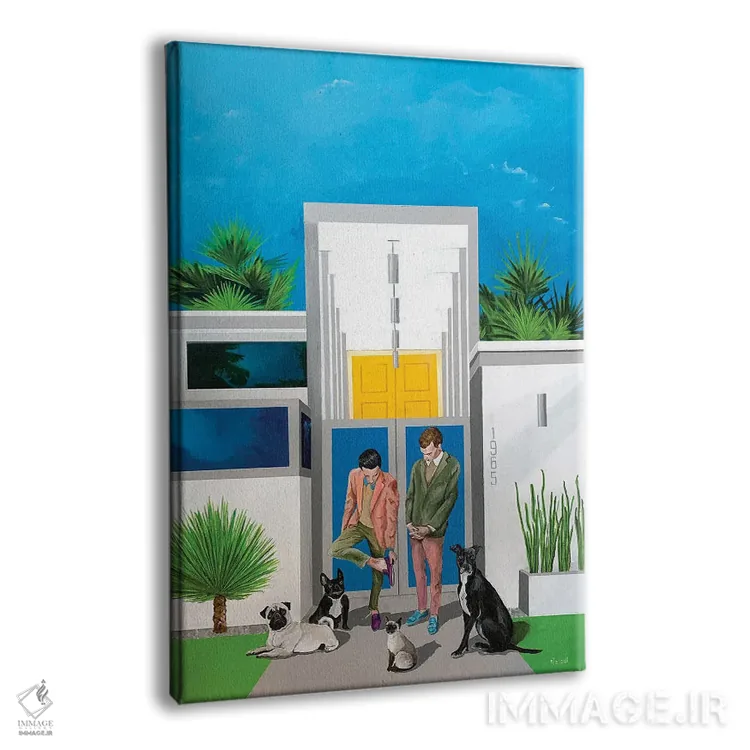 تابلو مدرن کار من نبود اثر دن نلسون - نمای پرسپکتیو محصول