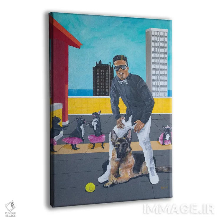 تابلو مدرن تری دانوان اثر دن نلسون - نمای پرسپکتیو محصول