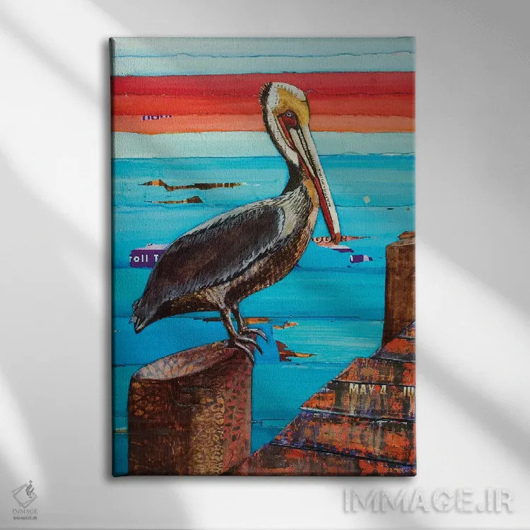 تابلو دکوراتیو توقف بین راه اثر دنی فیلیپس - نمای روبهرو روی دیوار