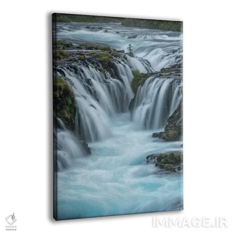 تابلو دکوراتیو آب آبی اثر دنی هد - نمای پرسپکتیو محصول