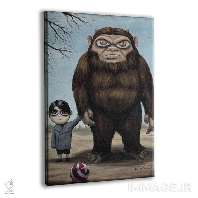 تابلو دکوراتیو جست وجوی لئونارد اثر دیینزو - نمای پرسپکتیو محصول