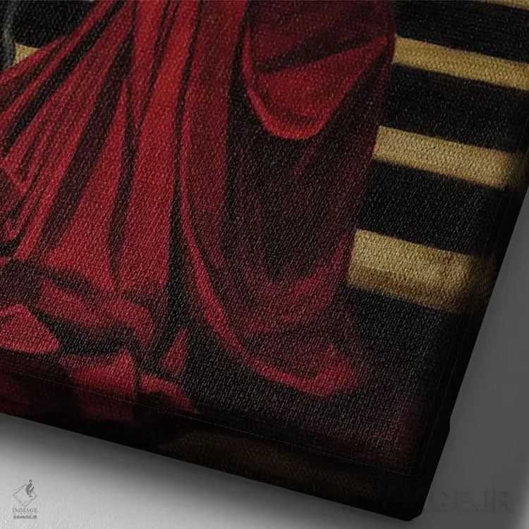 تابلو دکوراتیو لا فانتاسما اثر دیینزو - نمای نزدیک بافت بوم