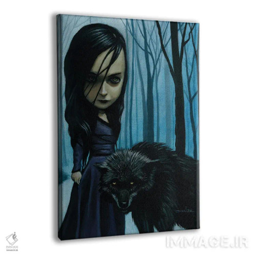 تابلو دکوراتیو تعقیب ناتالی اثر دیینزو - نمای پرسپکتیو محصول