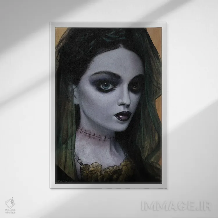 تابلو دکوراتیو لا نوویا اثر دیینزو - نمای قابدار سفید