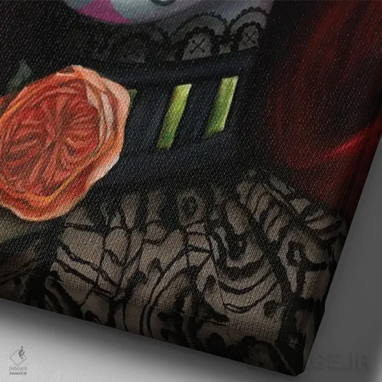 تابلو دکوراتیو ماریسلا اثر دیینزو - نمای نزدیک بافت بوم