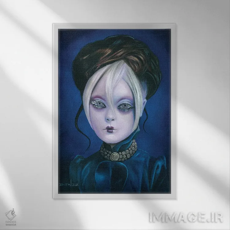 تابلو دکوراتیو تجمل اثر دیینزو - نمای قابدار سفید