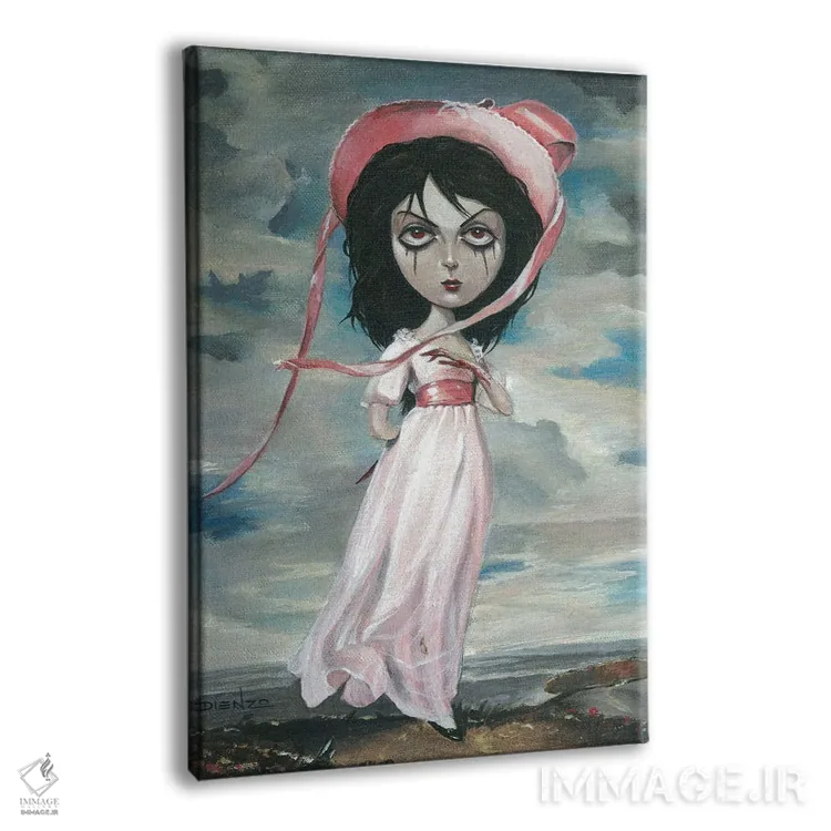 تابلو دکوراتیو اتمام کار پینکی اثر دیینزو - نمای پرسپکتیو محصول