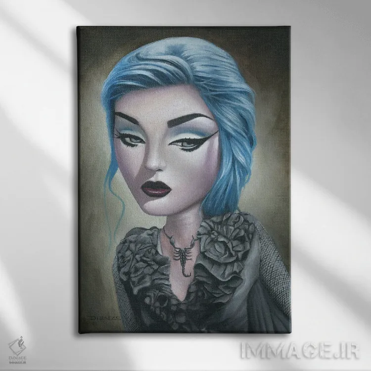 تابلو دکوراتیو خودشیفتگی اثر دیینزو - نمای روبهرو روی دیوار