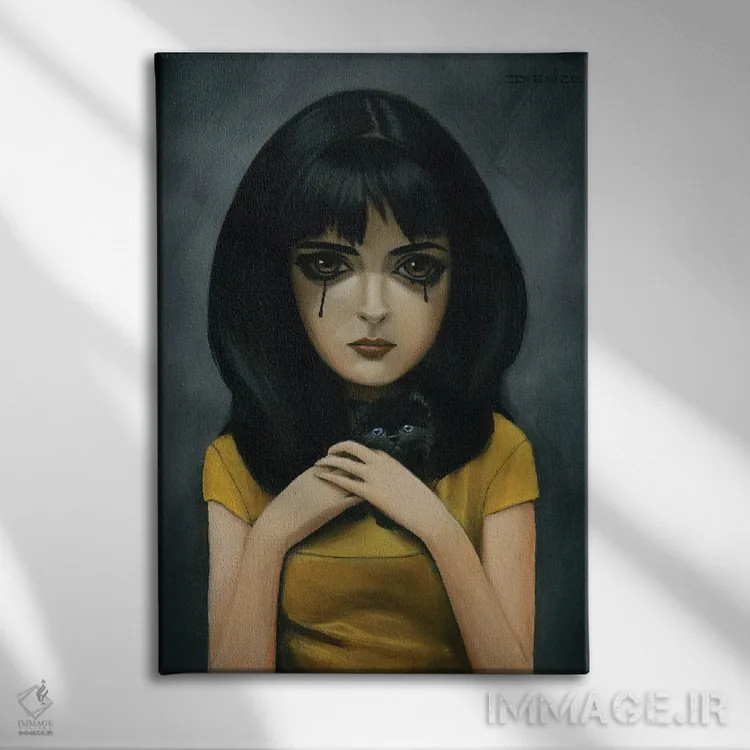 تابلو دکوراتیو سرگردان اثر دیینزو - نمای روبهرو روی دیوار