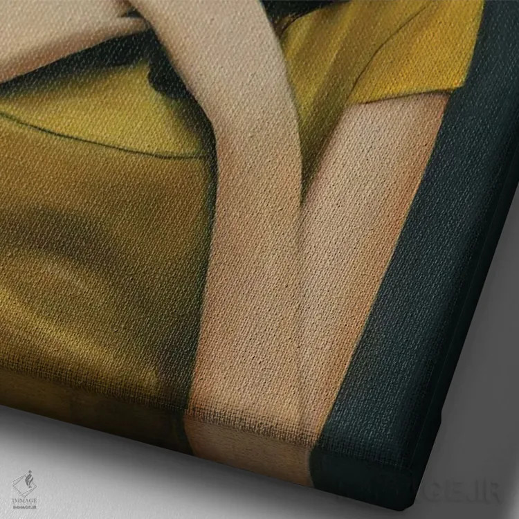 تابلو دکوراتیو سرگردان اثر دیینزو - نمای نزدیک بافت بوم