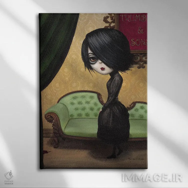 تابلو دکوراتیو کار ویکتوریا اثر دیینزو - نمای روبهرو روی دیوار