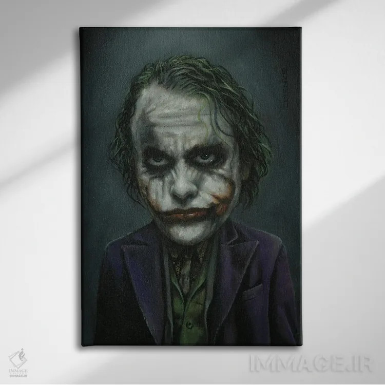 تابلو دکوراتیو لجر شوخ طبع اثر دیینزو - نمای روبهرو روی دیوار