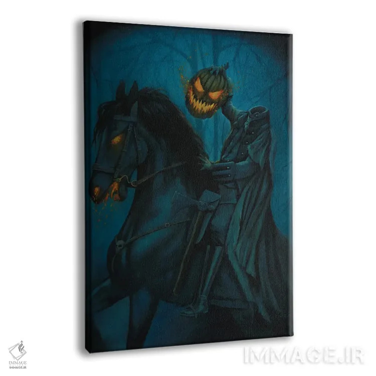 تابلو دکوراتیو سوار بی سر اثر دیینزو - نمای پرسپکتیو محصول