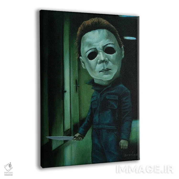 تابلو دکوراتیو کمین مایکل اثر دیینزو - نمای پرسپکتیو محصول