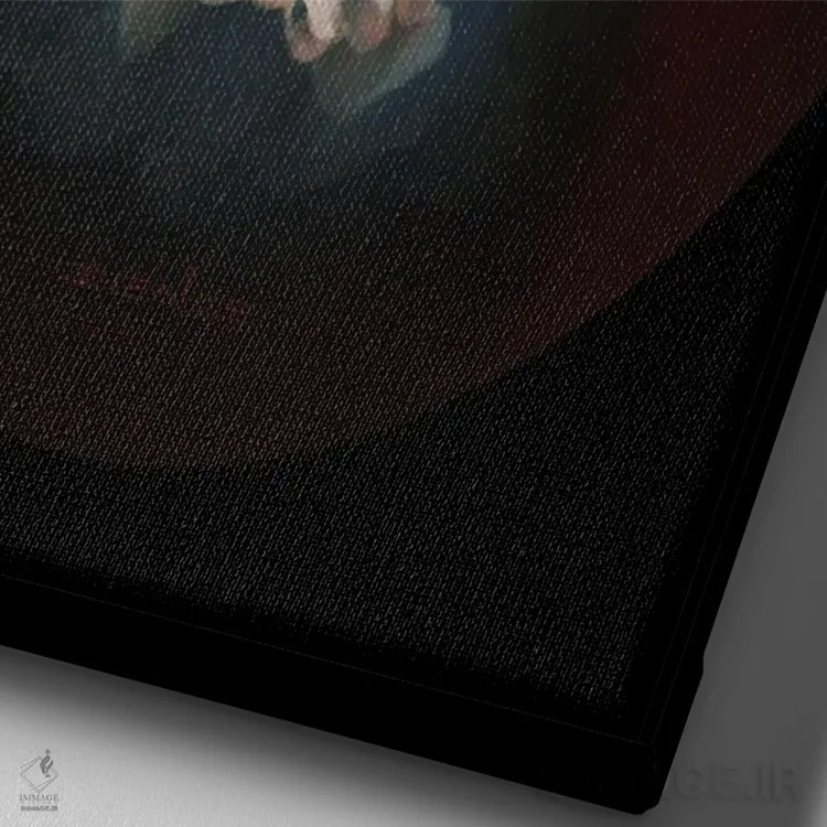 تابلو دکوراتیو احضار ارواح اثر دیینزو - نمای نزدیک بافت بوم