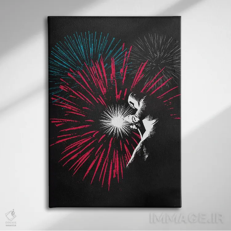 تابلو دکوراتیو کاتالیزگر اثر راب دابی - نمای روبهرو روی دیوار